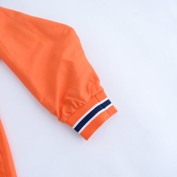 Detroit Tigers Giii Sports By Carl Banks MLB Orange Windbreaker Pullover Jacket - Picture 5 of 11
